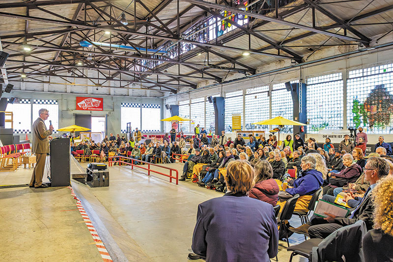 Konferenz des „Wohnungsnot-stoppen-Bündnisses Konferenz des „Wohnungsnot-stoppen-Bündnisses