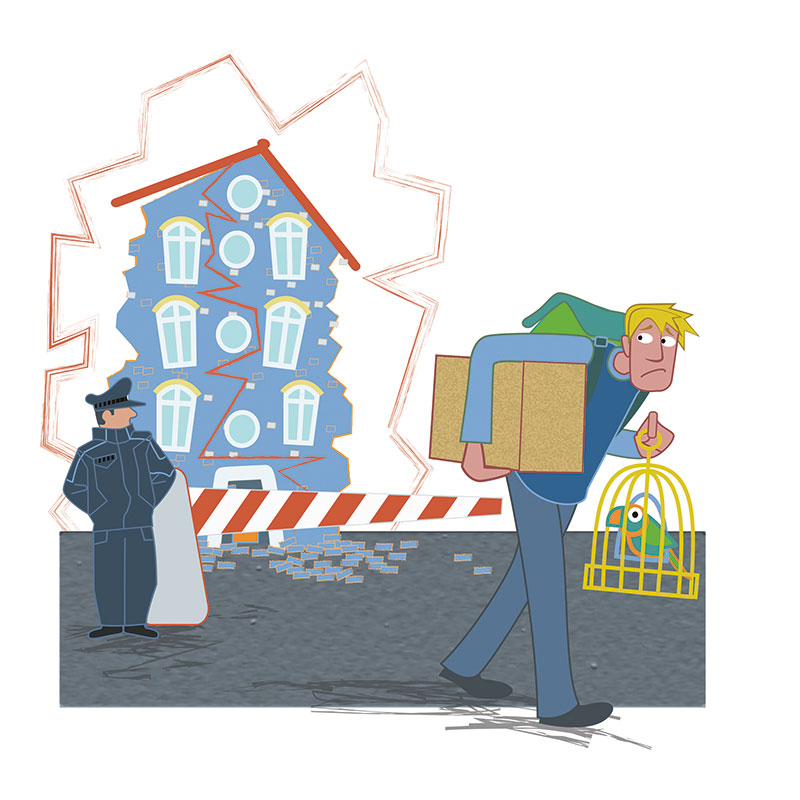 Illustration zu den Folgen einer Mietvertragskündigung Illustration zu den Folgen einer Mietvertragskündigung