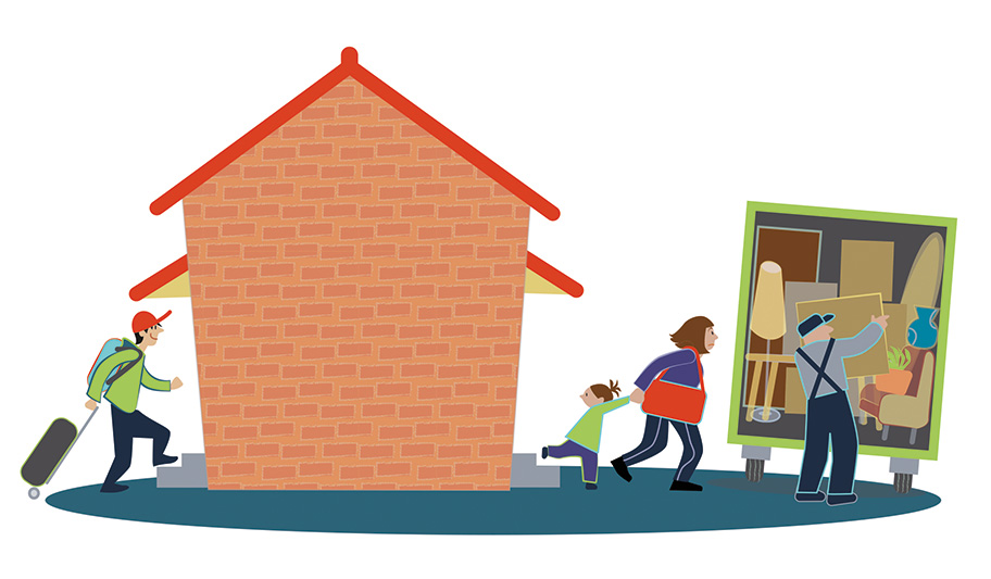 Illustration: Umwandlung in ein Feriendomizil Illustration: Umwandlung in ein Feriendomizil