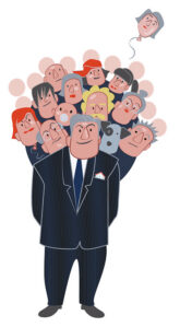 Illustration zum großen Verwandtenkreis Illustration zum großen Verwandtenkreis