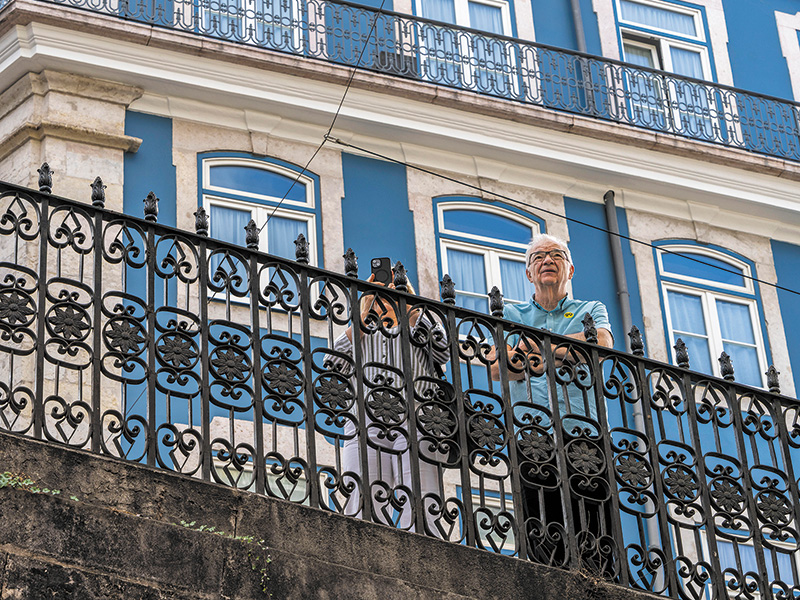Sanierter Altbau in der Lissabonner Altstadt Sanierter Altbau in der Lissabonner Altstadt