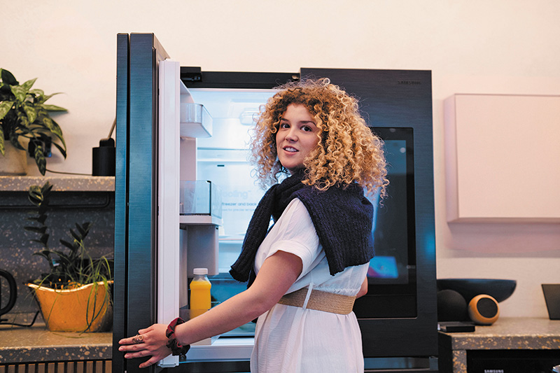 Interaktiver Kühlschrank Interaktiver Kühlschrank