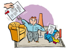 Illustration zum Verhältnis Gesamtmiete zu Untermiete