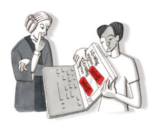 Illustration zur Wohnungsnot