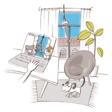 Illustration zum Wohnungstausch