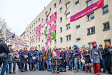 Solidaritäts-Demo mit der Habersaathstraße