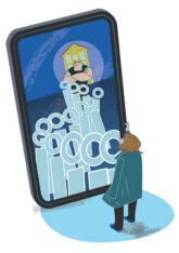 Illustration zur Warteschlange bei der Wohnungssuche