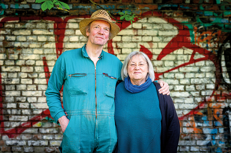 Klaas-Hinrich Ehlers und Elke Betzner vom Ziegenhof Klaas-Hinrich Ehlers und Elke Betzner vom Ziegenhof