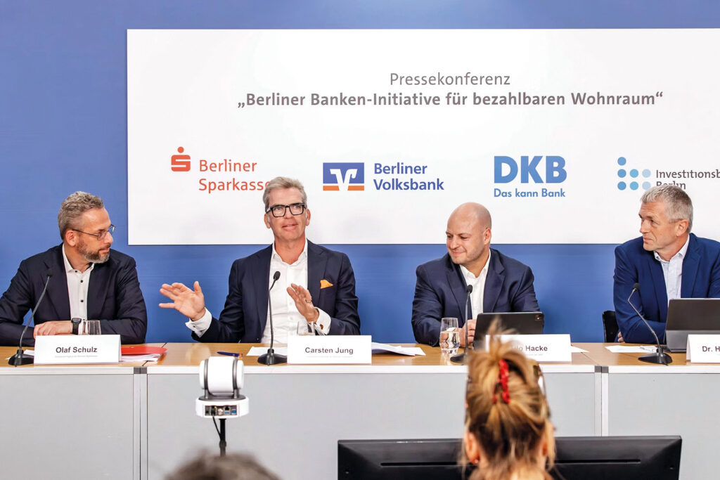 Pressekonferenz der vier Berliner Banken