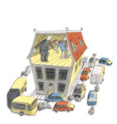 Illustration zur guten Verkehrsanbindung