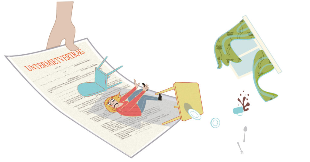 Illustration zum Untermietvertrag
