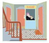 Illustration zum Abkassieren der Untermieter